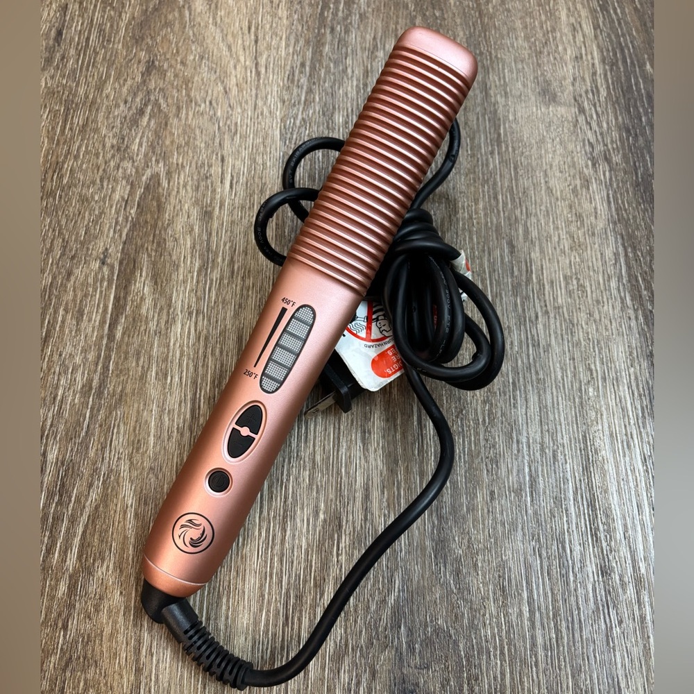 NOA | VGUC Invent Thermal Hair Style Styling Comb Brush Rose Gold Heat